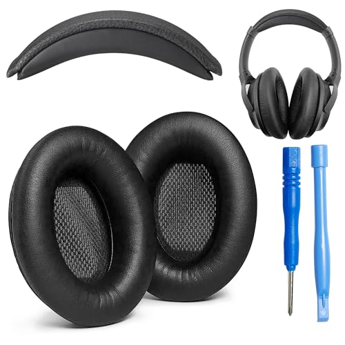 Coussinets de rechange SoundTrue AE2 et coussinets de bandeau pour casque audio Bose noir