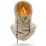 Cagoule pour homme et femme : le masque de ski coupe-vent est fabriqué en tissu composite polaire doux, épais et chaud, inodore, ne bouloche pas, ne perd pas ses poils, chaud et confortable. Il peut couvrir entièrement votre visage, votre cou et vos oreilles et vous garder au chaud par temps froid.