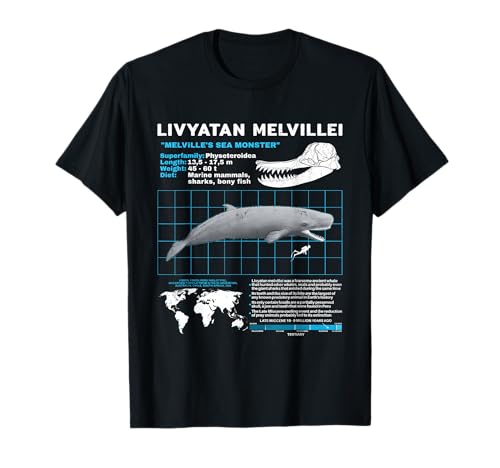 Ficha técnica de Livyatan Melvillei Fact Sheet Camiseta