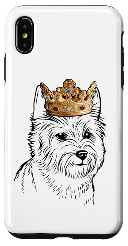 Carcasa para iPhone XS Max Perro Cairn Terrier con corona