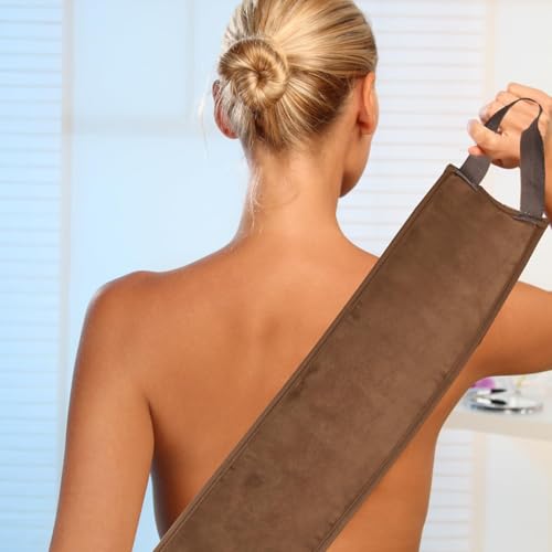 Set de bronceador automático con set 3 en 1 bronceador bronceador autoaplicador reutilizable guante bronceador autobronceador mitt mitt con aplicador de espalda marrón - imagen 3