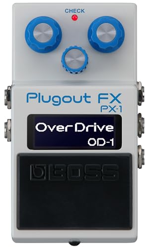 Image of Boss PX-1 Plugout FX Pedal Bundle with Gearlux Instrument & MIDI Cable, Picks, and Austin Bazaar Polishing Cloth