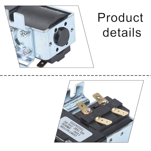 Relais électromagnétique Albright SW80-6 robuste 24V CC pour levage