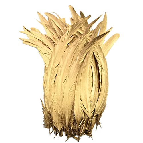 100 Piume Di Gallo Colorate Per Decorazione - 40-45cm | Per Carnevale, Costumi, Fai Da Te - Foto 8