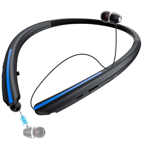 LHKLUK Retractable Neckband Headphones