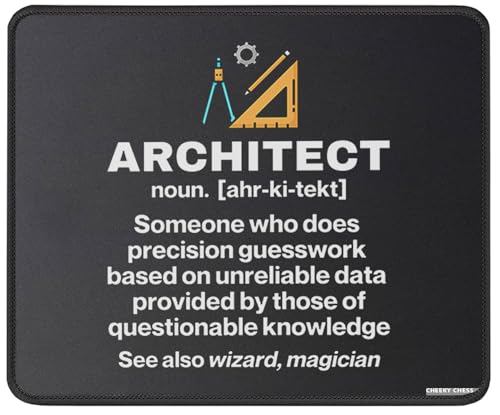 CheekyChess Architect Definition Mouse Pad