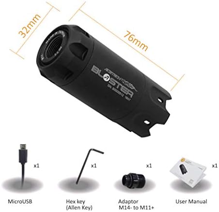 ACETECH BLaster Tracer Unit, Simulates Flame Imitation, used for M14- CCW and M11+ CW, for Airsoft Game, Like Spitfire