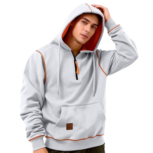 Sudadera de hombre de corte holgado con bolsillos para máxima comodidad 4