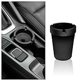 Car Ashtray with Lid Smell Proof,Automotive Smokeless Ashtrays for Cigarettes Indoor Portable Cup Holder Ashtray,Universal Ashtray for Car Truck SUV Extinguish Cigarette