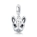 Produktbild Anhänger Hund 925 Sterling Silber Tier-Charms für Armbänder Halsketten für Muttertagsgeschenke von Tochter Sohn Schmuck