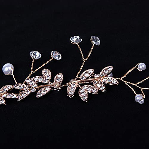 Crown Guide Rhinestones Headband 20S Bridal Headpiece 1920S Flapper Accessories For Women Wedding Brides Gold #TOP6