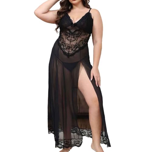 Robe longue dentelle transparente ensemble tendance pour femme style européen branché