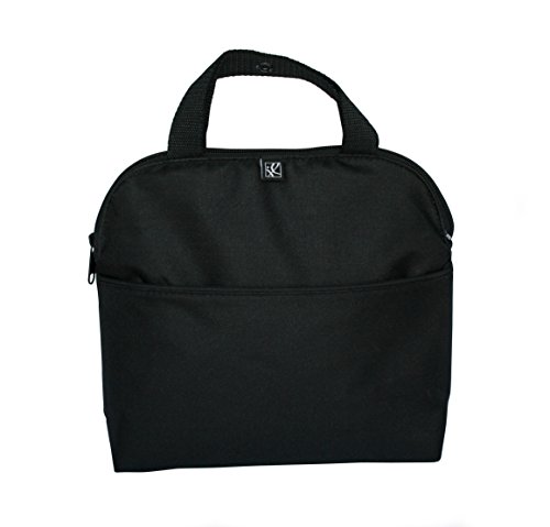 J.L. Childress MaxiCOOL Breast Milk Cooler Travel Bag - Insulated Baby Bottle Storage Bag, Portable Organizer Pack for Moms, Includes Ice Pack for Food & Breast Milk, Fits 4 Bottles - Black - Thumbnail 7