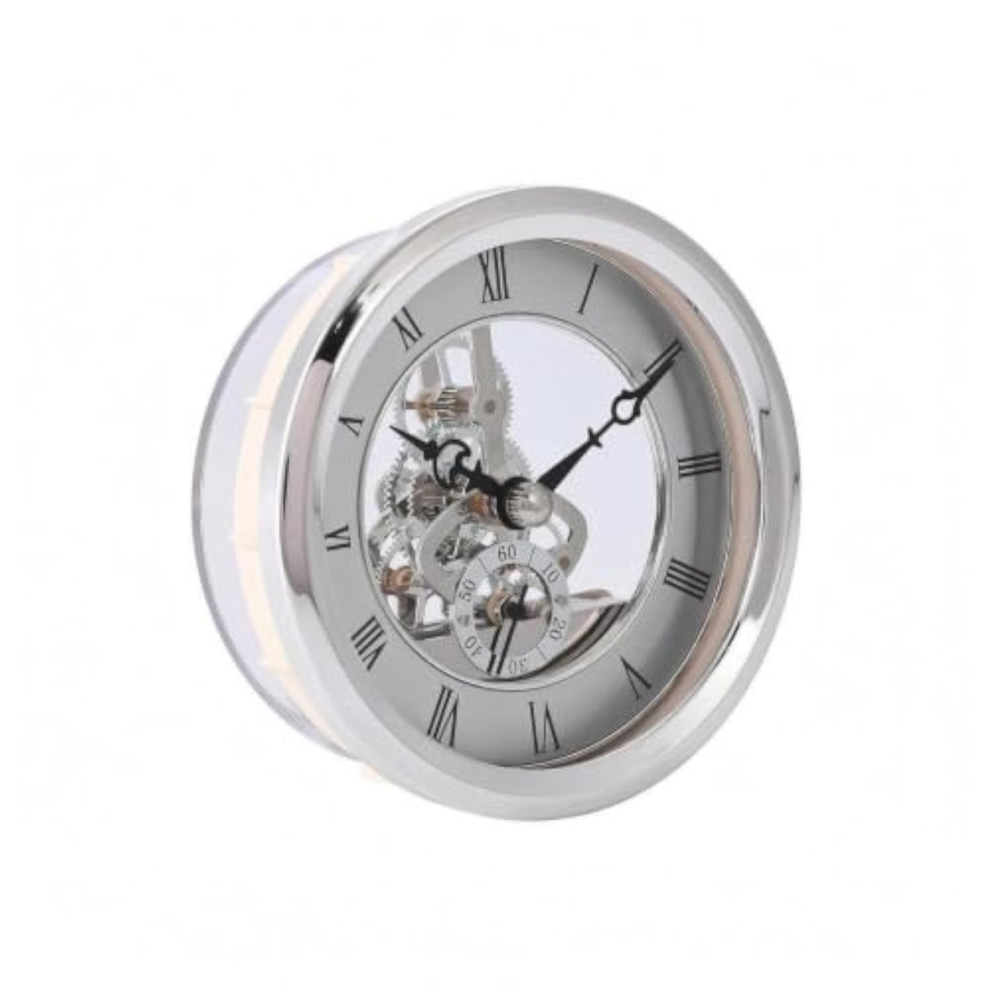 Round Clock Insert Mechanical Gears, Clock Face Insert