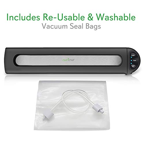 Nutrichef Vacuum Sealer System - Pkvs15Bk #TOP6