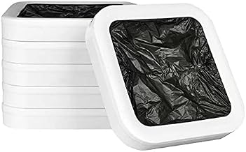 TOWNEW (For T1/T Air Series) Refill Ring Set of 6 Semi-transparent Black Fully Automatic Smart Trash Can TOWNEW