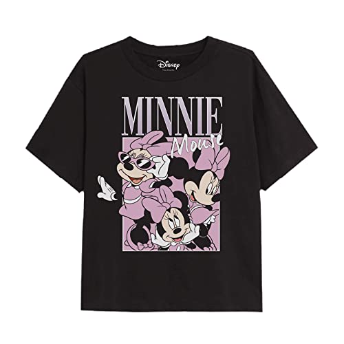 Cotton Soul Disney Minnie Bootleg - Camiseta para niñas, color negro, Negro, L Cover