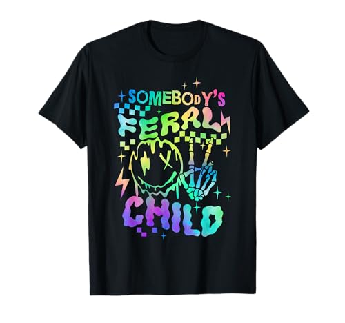 Citas divertidas de Somebody's Feral Child Girl and Boy Camiseta