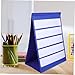DOITOOL Desktop Pocket Chart Memo Calendar Self-Standing Tabletop Organizer for Classroom and Home Use Double-Sided Design Versatile Display Options for Teaching and Learning Activities