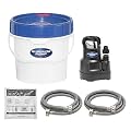 Superior Pump 91660 Tankless Water Heater Descaler Pump Kit with Non-toxic Descaler Solution, 3.5 Gallon, Deluxe