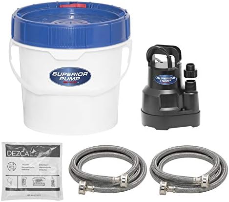 Superior Pump 91660 Tankless Water Heater Descaler Pump Kit, Black
