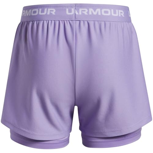 Short Under Armour Tech Play Up respirant avec cuissard intégré - 2