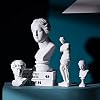 ECYC 6 Classic David Busts Statue Portrait Sculpture Resin Handicraft