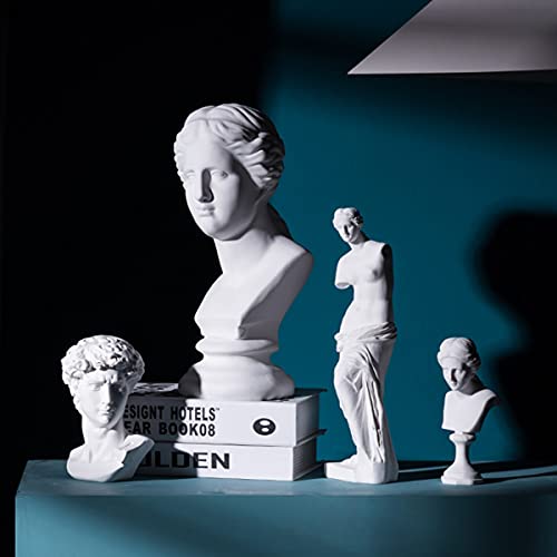 Ecyc 13641-10 11.8 Inch Classic David Busts Statue Portrait Sculpture Resin Handicraft Home Decor thumb #4