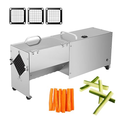 Cortadora eléctrica de papas PRECISTECH 100kg/h acero inoxidable miniatura 1