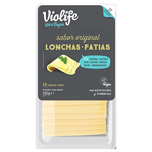 Violife Lonchas Veganas Sabor Queso, 200g