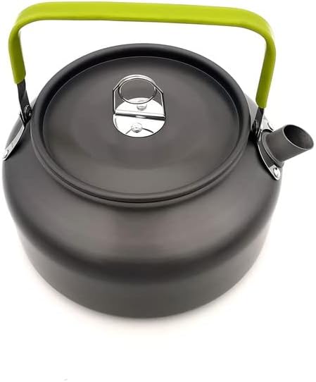 Outdoor Camping Portable 0.8-1.2L Aluminum Alloy Quick Heating Lightweight Open Ultra Light Teapot Coffee Pot