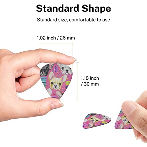 Animal Dog Lot de 6 médiators pour guitare acoustique, guitare électrique, basse, ukulélé – fins, moyens et épais. - Les Beatles, Paul McCartney, John Lennon, RIngo Starr, George Harrison Animal Dog Lot de 6 médiators pour guitare acoustique, guitare électrique, basse, ukulélé – fins, moyens et épais. – Image 8