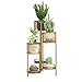 HIMM Stand de Plante Multicouche de Plancher à Plafond, Support de Fleurs Pliable, Support de Balcon Maison Minimaliste intérieur, Fer forgé (Size : Gold)