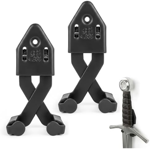 Sword Railing Amazon.com: Mythrojan Metal Single Sword Wall Mount - 3 Inch Vertical ...