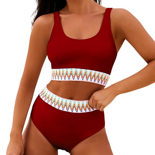 Maillot de bain 2 pièces push-up taille haute galbant pour sublimer toutes les morphologies