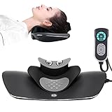 Tianfucen New Dynamic Neck Stretching Device, Supine Cervical Neck Traction with 3 Modes Electrotherapy and Hyperthermia to Relieve Neck Pain, 104 to 122℉(40 to 50℃), Easy to Ues