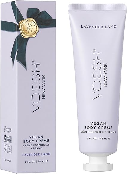 VOESH Vegan Body Creme Trio - Moisturizing Skincare Gift Set, Avocado Oil, Organic Virgin Olive Oil & Natural Extracts, K-Beauty Korean Skincare - (Green Tea, Lavender, Tangerine) - Image 7