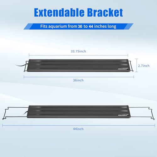 Image of AQUANEAT LED Aquarium Light Full Spectrum for 36 Inch to 44 Inch Fish Tank Light Fresh Water
