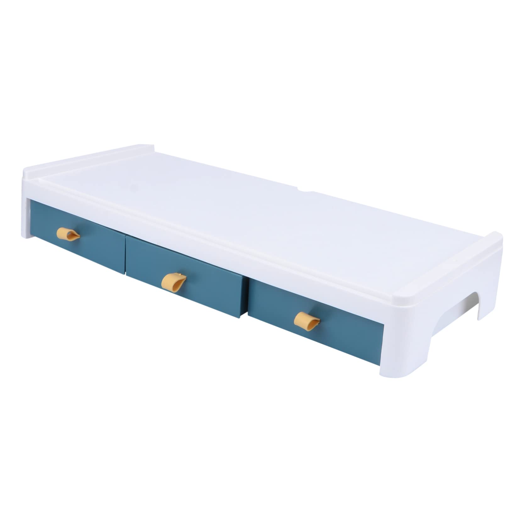 Homoyoyo Computer Laptop Elevated Rack Desktop Storage Rack Office Accessory Space Saver