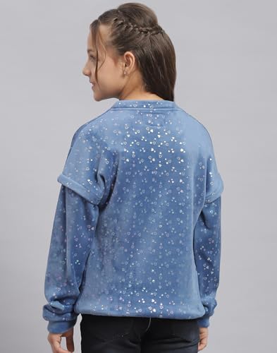 Image of Monte Carlo Girls Printed Round Neck Full Sleeve Sweatshirt (523063583)