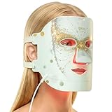 COCO Coralia Red Light Therapy Mask, 4 Color Modes 324 LEDs Red Light Therapy for Face, FDA Cleared Anti-Wrinkles & Ance, Collagen Boost Skincare Devices, Luxurious Gift for Women