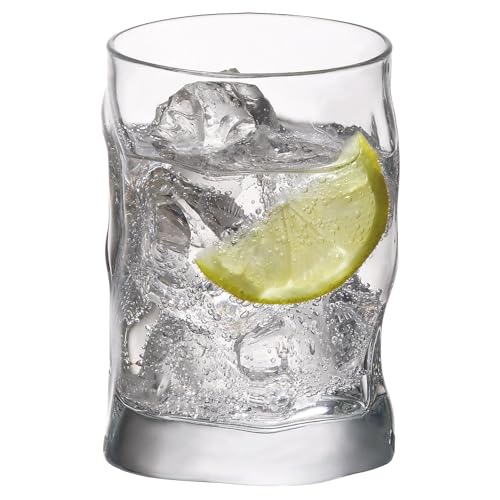 Bormioli-Rocco-1025-Oz-Sorgente-Rocks-Whiskey-Glass-Set-of-4-Boulder-Style-Barware-for-Bourbon-Scotch-Water-Juice-Dishwasher-Safe-Lead-Free-Cocktail-Glasses-Made-in-Italy Bormioli Rocco 1025 Oz Sorgente Rocks Whiskey Glass Set of 4 Boulder Style Barware for Bourbon Scotch Water Juice Dishwasher Safe Lead Free Cocktail Glasses Made in Italy