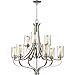 Thomas Lighting CN300922 Chandelier, 29W X 29W X 30H, Nickel