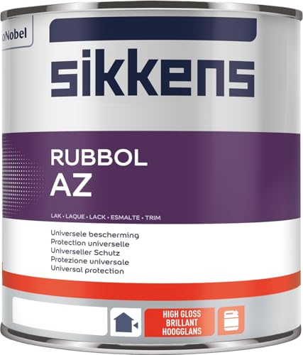 Sikkens Rubbol AZ Plus Gloss Paint - 1 Litre - White