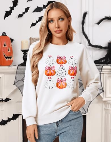 Womens USA Sweatshirt, Long Sleeve Crewneck Pullover with American Flag & Stripes Star Print - Casual Top