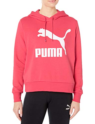 PUMA Women's Classics Hoodie, Nrgy Rose, L