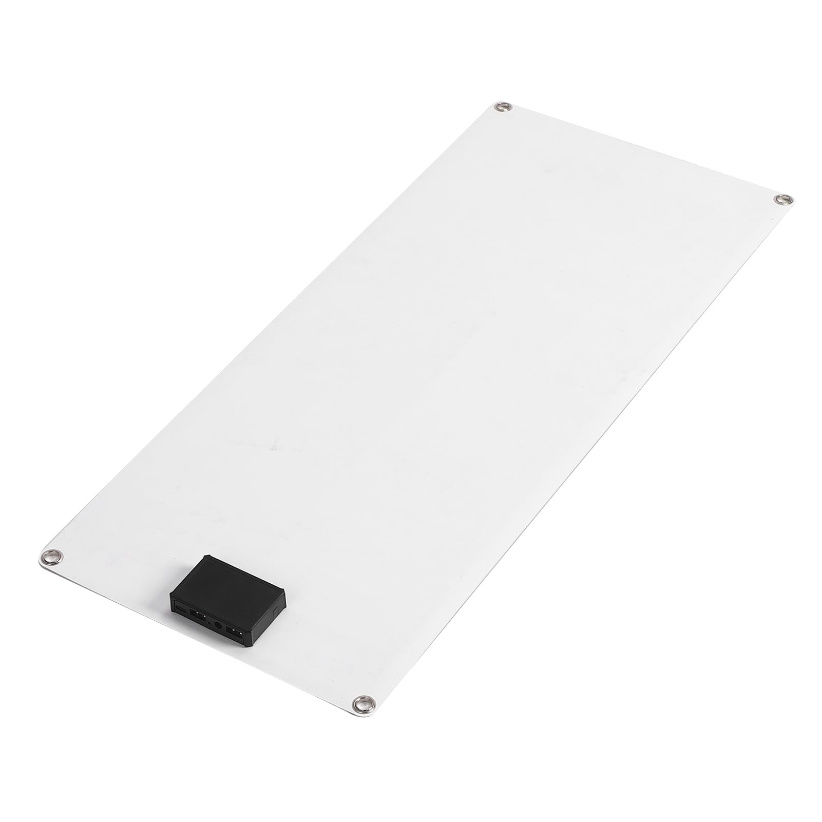 BRRNOO Panel Solar Monocristalino 100W con Cargador OBD, Ideal para Camping