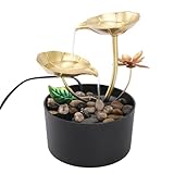 Photo Gallery fontana da tavolo, pompa sommergibile silenziosa, flusso regolabile, luci a led per atmosfera notturna, design portatile e robusto, alimentazione usb per casa o ufficio Photo Gallery fontana da tavolo, pompa sommergibile silenziosa, flusso regolabile, luci a led per atmosfera notturna, design portatile e robusto, alimentazione usb per casa o ufficio