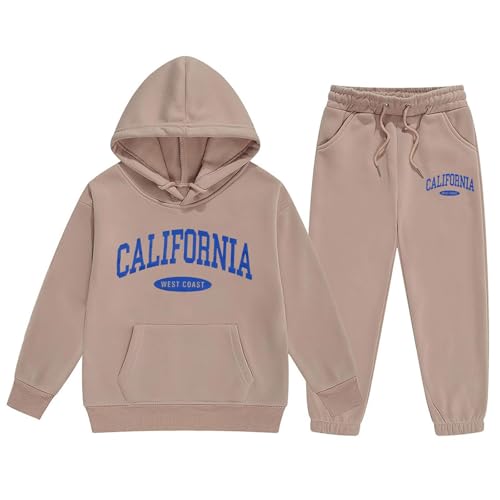 Sweat à capuche enfant et pantalon en tissu doux motif océan