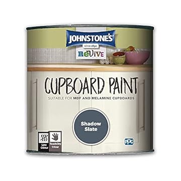 Johnstone's 431002 Cupboard Paint Shadow Slate 750 ml